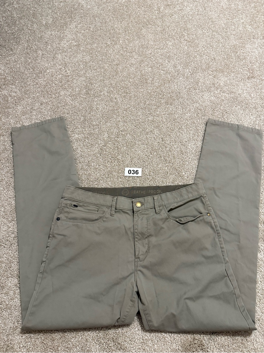 Weatherproof Pants Men’s Size 34x32